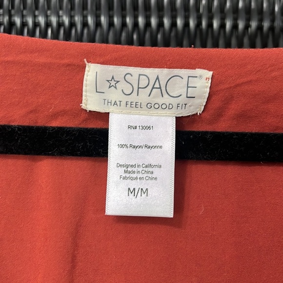 LSPACE L SPACE Stay Golden Floral Mini Dress Womens FALL Lily of the Valley M - Picture 13 of 13